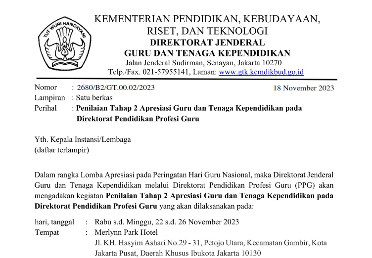 IKIP Siliwangi Lolos pada Dua Kategori Apresiasi Guru dan Tenaga Kependidikan Direktorat PPG Tahun 2023