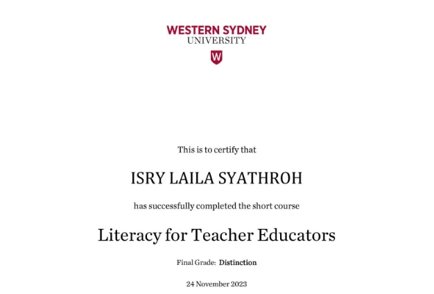 Tiga Dosen PPG IKIP Siliwangi Raih Beasiswa Micro-Credentials Literasi di Western Sydney University Tahun 2023