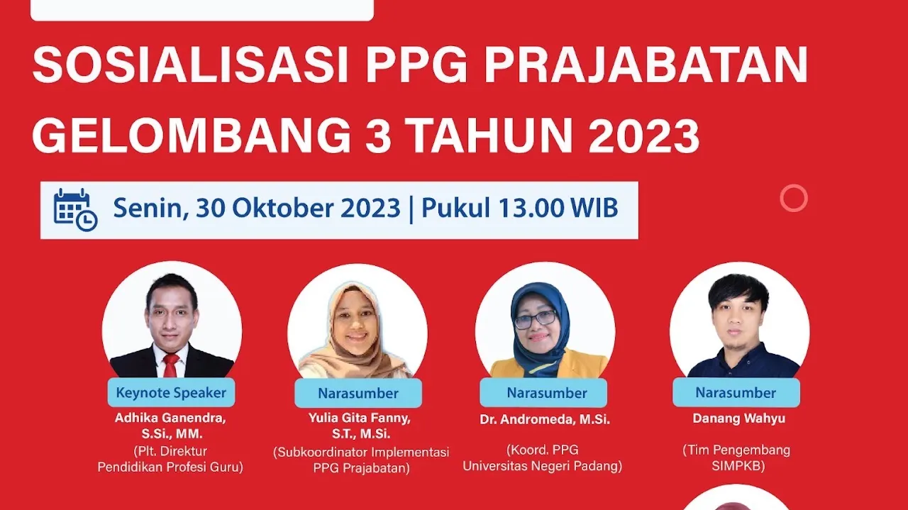 Sosialisasi PPG Prajabatan Gelombang 3 Tahun 2023